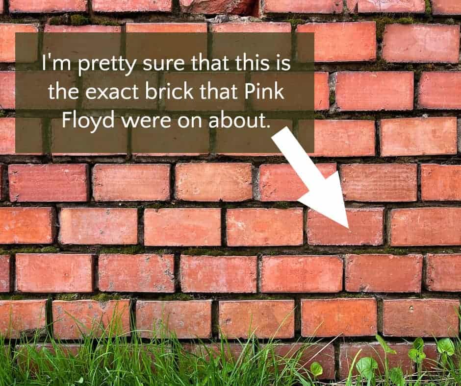 Brick in the wall